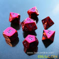 Bescon Fantasy Rainbow Solid Metal 7pcs Dice Set